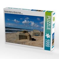 Produktbild: CALVENDO Puzzle Deutsche Bunker am Strand in Kryle | 1000 Teile Lege-Gr&ouml;&szlig;e 64x48cm Foto-Puzzle f&uuml;r gl&uuml;ckliche Stunden
