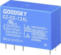 Produktbild: GoodSky GZ-SS-124L Printrelais 24 V/DC 20A 1 Wechsler Tube