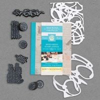 Produktbild: Mixed-Media Stamp, Stencil, and Storybook Set European Scripts