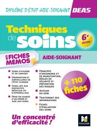 Produktbild: Techniques de soins en fiches m&eacute;mos - DEAS Dipl&ocirc;me d'Etat Aide-Soignant