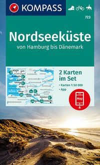 Bild vom Artikel KOMPASS Wanderkarten-Set 723 Nordseeküste von Hamburg bis Dänemark (2 Karten) 1:50.000 vom Autor Kompass-Karten GmbH