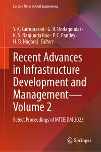 Produktbild: Recent Advances in Infrastructure Development and Management - Volume 2