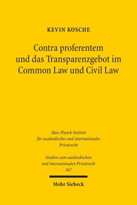 Bild vom Artikel Contra proferentem und das Transparenzgebot im Common Law und Civil Law vom Autor Kevin Kosche