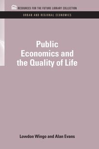 Produktbild: Public Economics and the Quality of Life