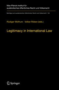Produktbild: Legitimacy in International Law