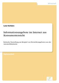 Produktbild: Informationsangebote im Internet aus Konsumentensicht