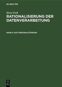 Produktbild: EDV Personalf&uuml;hrung
