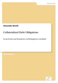 Produktbild: Collateralized Debt Obligations