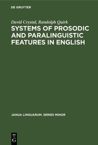 Produktbild: Systems of Prosodic and Paralinguistic Features in English