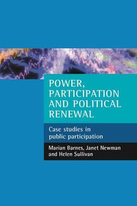Produktbild: Power, Participation and Political Renewal