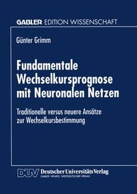 Produktbild: Fundamentale Wechselkursprognose mit Neuronalen Netzen