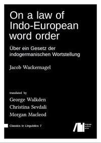 Produktbild: On a law of Indo-European word order