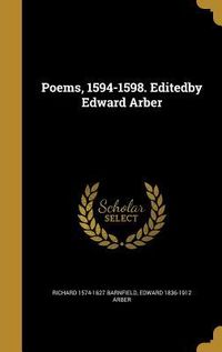 Produktbild: Poems, 1594-1598. Editedby Edward Arber