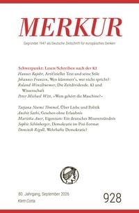 Produktbild: MERKUR 9/2026, Jg.80