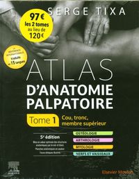 Produktbild: Atlas d'anatomie palpatoire : pack tomes 1 et 2