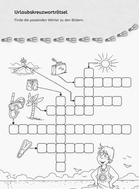 Ravensburger Mein kunterbunter Ferien-Rätselblock - Rätselspaß im Urlaub, auf Reisen oder Zuhause - Ferien Unterhaltung für Kinder von 7 bis 9 Jahren