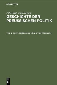 Produktbild: Friedrich I. K&ouml;nig von Preu&szlig;en