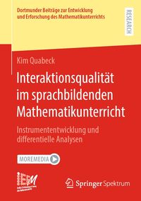 Produktbild: Interaktionsqualit&auml;t im sprachbildenden Mathematikunterricht
