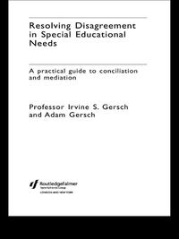 Produktbild: Resolving Disagreement in Special Educational Needs