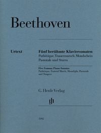 Produktbild: Ludwig van Beethoven - F&uuml;nf ber&uuml;hmte Klaviersonaten