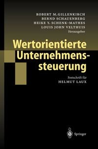Produktbild: Wertorientierte Unternehmenssteuerung