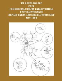 Produktbild: TM 9-230-289-20P CUCV Commercial Utility Cargo Vehicle Unit Maintenance Repair Parts and Special Tools List May 1992