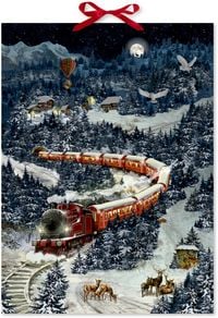 Produktbild: Wand-Adventskalender &ndash; Weihnachtsexpress in Winterlandschaft