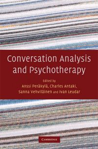 Produktbild: Conversation Analysis and Psychotherapy