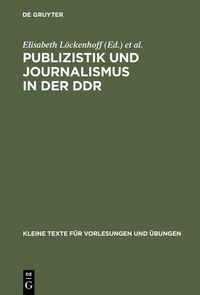 Produktbild: Publizistik und Journalismus in der DDR