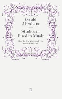 Produktbild: Studies in Russian Music