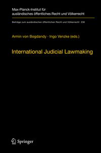 Produktbild: International Judicial Lawmaking