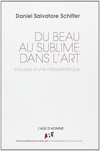 Produktbild: Du beau au sublime dans l'art : esquisse d'une m&eacute;taesth&eacute;tique