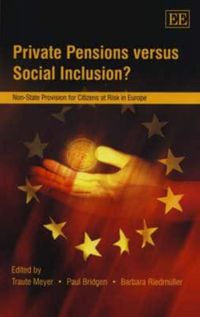 Produktbild: Private Pensions versus Social Inclusion?