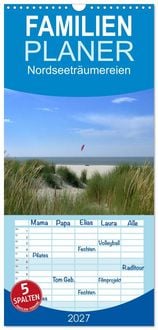 Produktbild: Familienplaner 2027 - Nordseetr&auml;umereien mit 5 Spalten (Wandkalender, 21 x 45 cm) CALVENDO