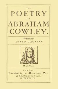 Produktbild: Poetry of Abraham Cowley