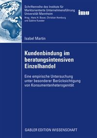 Produktbild: Kundenbindung im beratungsintensiven Einzelhandel