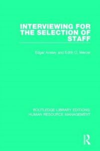 Produktbild: Anstey, E: Interviewing for the Selection of Staff