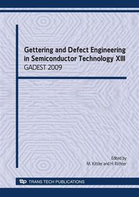 Produktbild: Gettering and Defect Engineering in Semiconductor Technology XIII
