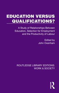Produktbild: Education Versus Qualifications?