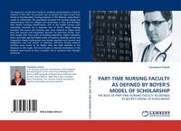 Produktbild: Part-Time Nursing Faculty As Defined By Boyer's Model Of Scholarship
