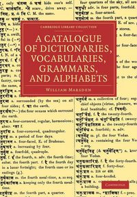 Produktbild: A Catalogue of Dictionaries, Vocabularies, Grammars, and Alphabets