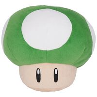 Produktbild: Nintendo Super Mario, Super Pilz, Pl&uuml;sch, gr&uuml;n, 16 cm