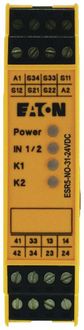 Produktbild: Sicherheitsrelais ESR5-NO-31-24VDC Eaton Betriebsspannung: 24 V/DC (B x H x T) 22.5 x 99 x 114.5 mm 1 St.