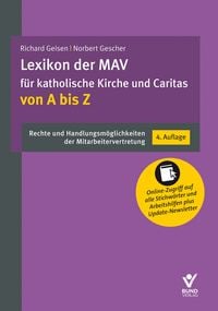 Produktbild: Lexikon der MAV f&uuml;r katholische Kirche und Caritas von A &ndash; Z