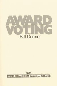 Produktbild: Award Voting
