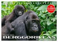 Produktbild: Berggorillas im Herzen Afrikas (Tischkalender 2026 DIN A5 quer), CALVENDO Monatskalender