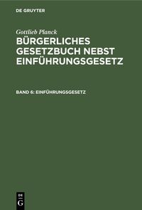 Produktbild: Einf&uuml;hrungsgesetz