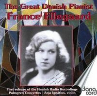 Produktbild: Die gro&aacute;e d&auml;nische Pianistin France Ellegaard
