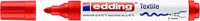 Edding 4500 Textilmarker, 2-3mm, 5er Set Standard Farben
