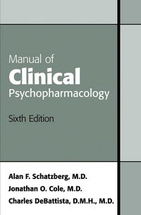 Produktbild: Schatzberg, A: Manual of Clinical Psychopharmacology